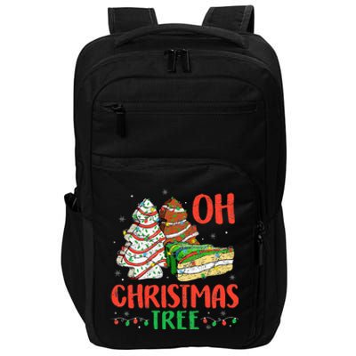 Groovy Oh Christmas Tree Cakes Debbie Becky Jen Cake Lovers Impact Tech Backpack