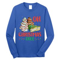 Groovy Oh Christmas Tree Cakes Debbie Becky Jen Cake Lovers Long Sleeve Shirt