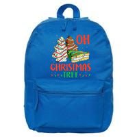 Groovy Oh Christmas Tree Cakes Debbie Becky Jen Cake Lovers 16 in Basic Backpack