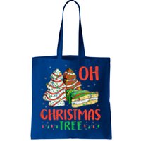 Groovy Oh Christmas Tree Cakes Debbie Becky Jen Cake Lovers Tote Bag