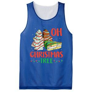 Groovy Oh Christmas Tree Cakes Debbie Becky Jen Cake Lovers Mesh Reversible Basketball Jersey Tank