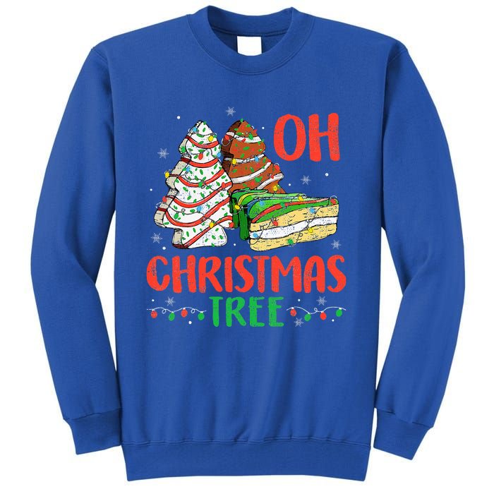 Groovy Oh Christmas Tree Cakes Debbie Becky Jen Cake Lovers Tall Sweatshirt