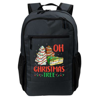 Groovy Oh Christmas Tree Cakes Debbie Becky Jen Cake Lovers Daily Commute Backpack