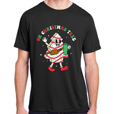 Groovy Oh Christmas Tree Cakes Debbie Becky Jen Cake Lovers Adult ChromaSoft Performance T-Shirt