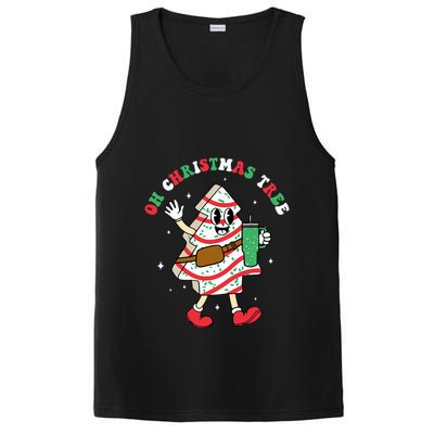 Groovy Oh Christmas Tree Cakes Debbie Becky Jen Cake Lovers PosiCharge Competitor Tank