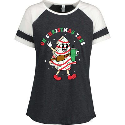 Groovy Oh Christmas Tree Cakes Debbie Becky Jen Cake Lovers Enza Ladies Jersey Colorblock Tee