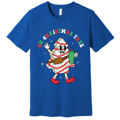 Groovy Oh Christmas Tree Cakes Debbie Becky Jen Cake Lovers Premium T-Shirt