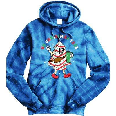 Groovy Oh Christmas Tree Cakes Debbie Becky Jen Cake Lovers Tie Dye Hoodie