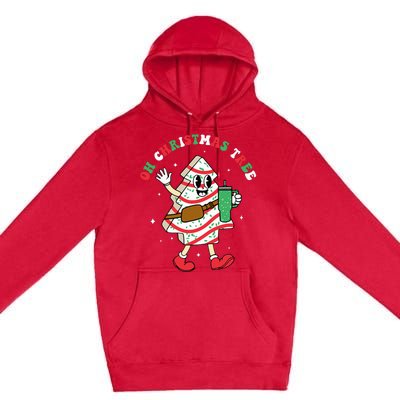 Groovy Oh Christmas Tree Cakes Debbie Becky Jen Cake Lovers Premium Pullover Hoodie