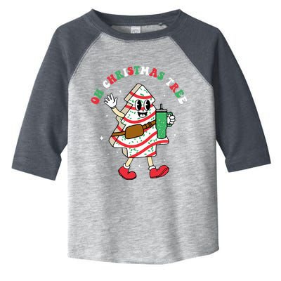 Groovy Oh Christmas Tree Cakes Debbie Becky Jen Cake Lovers Toddler Fine Jersey T-Shirt