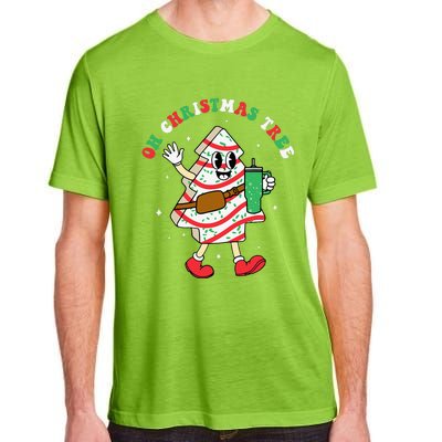 Groovy Oh Christmas Tree Cakes Debbie Becky Jen Cake Lovers Adult ChromaSoft Performance T-Shirt