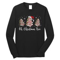 Groovy Oh Christmas Tree Cakes Debbie Becky Jen Cake Lovers Long Sleeve Shirt