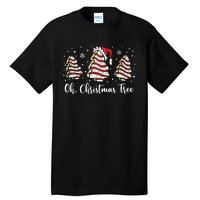 Groovy Oh Christmas Tree Cakes Debbie Becky Jen Cake Lovers Tall T-Shirt