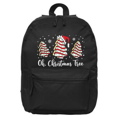 Groovy Oh Christmas Tree Cakes Debbie Becky Jen Cake Lovers 16 in Basic Backpack