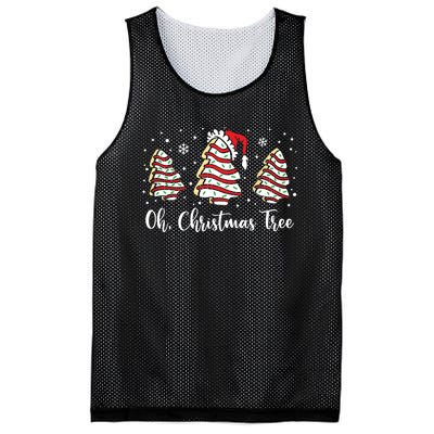 Groovy Oh Christmas Tree Cakes Debbie Becky Jen Cake Lovers Mesh Reversible Basketball Jersey Tank