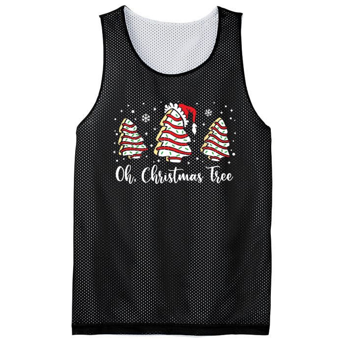 Groovy Oh Christmas Tree Cakes Debbie Becky Jen Cake Lovers Mesh Reversible Basketball Jersey Tank