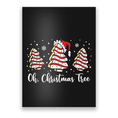Groovy Oh Christmas Tree Cakes Debbie Becky Jen Cake Lovers Poster