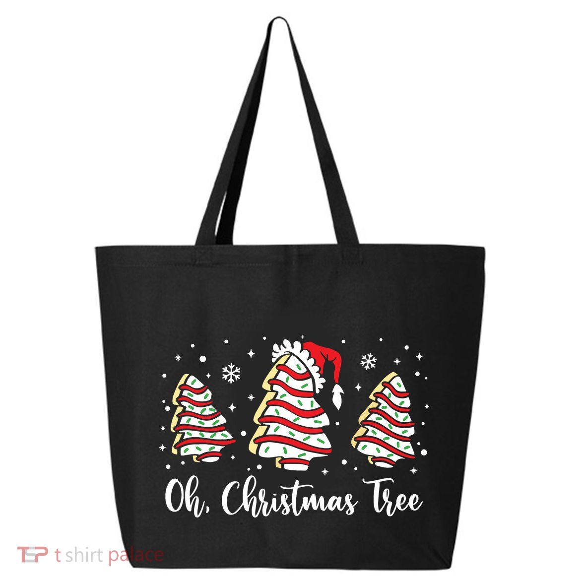 Groovy Oh Christmas Tree Cakes Debbie Becky Jen Cake Lovers 25L Jumbo Tote