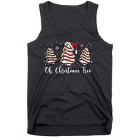 Groovy Oh Christmas Tree Cakes Debbie Becky Jen Cake Lovers Tank Top