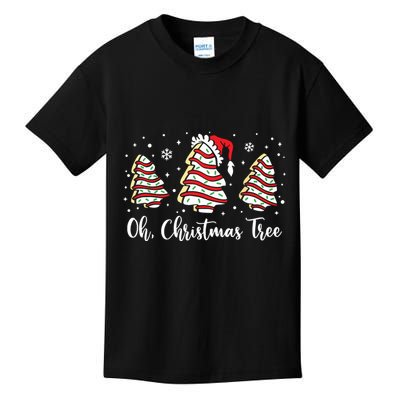 Groovy Oh Christmas Tree Cakes Debbie Becky Jen Cake Lovers Kids T-Shirt