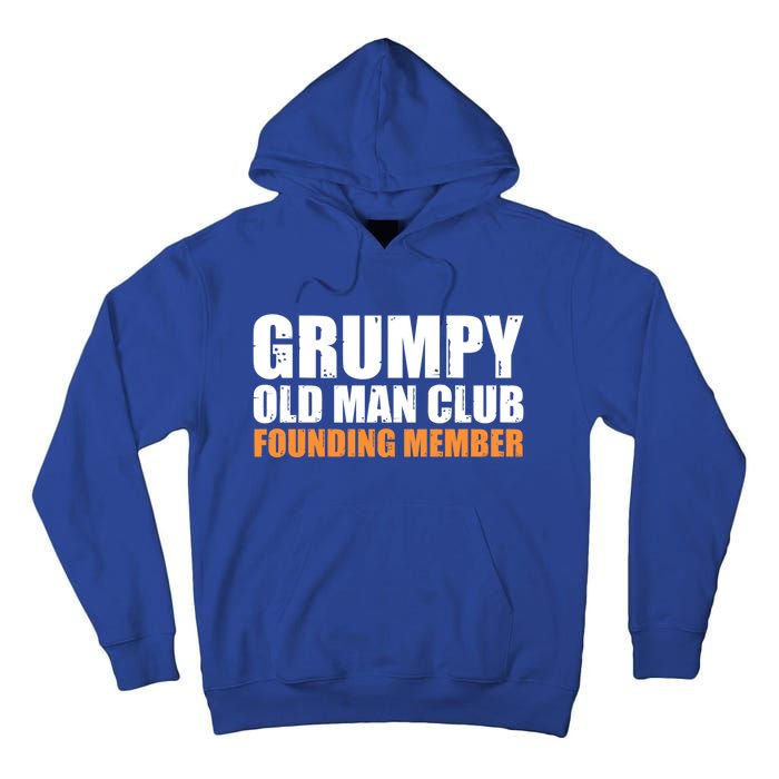 Grumpy Old Club Founding Member Funny Father Grandfather Gift Tall Hoodie