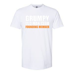 Grumpy Old Club Founding Member Funny Father Grandfather Gift Softstyle CVC T-Shirt