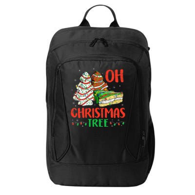 Groovy Oh Christmas Tree Cakes Debbie Becky Jen Cake Lovers  City Backpack