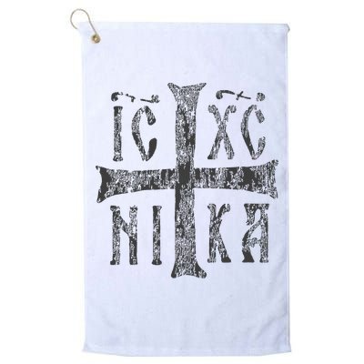 Greek Orthodox Cross Christogram Icxc Nika Jesus Christ Golf Towel