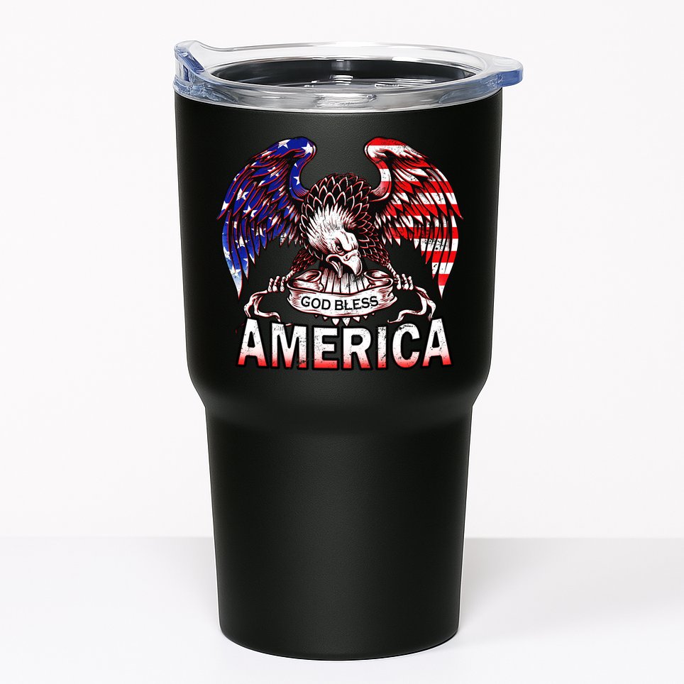 God Bless America Tumbler