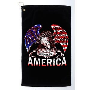 God Bless America Platinum Collection Golf Towel