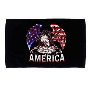 God Bless America Microfiber Hand Towel