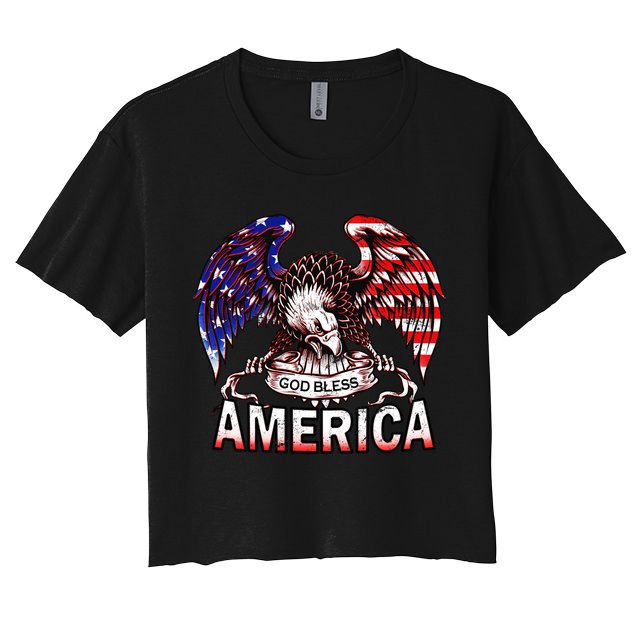 God Bless America Crop Top
