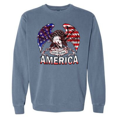 God Bless America Garment-Dyed Sweatshirt