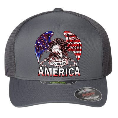 God Bless America Flexfit Unipanel Trucker Cap