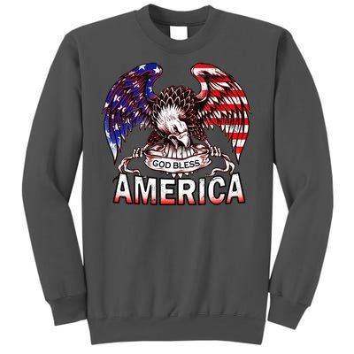 God Bless America Tall Sweatshirt