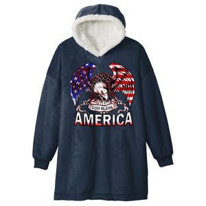 God Bless America Hooded Wearable Blanket