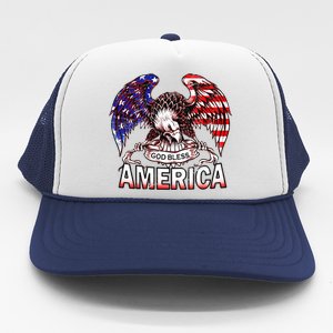 God Bless America Trucker Hat