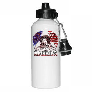 God Bless America Aluminum Water Bottle