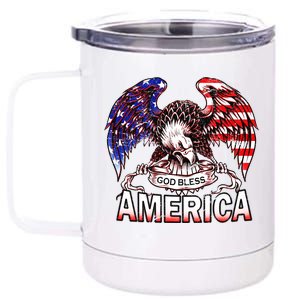 God Bless America 12 oz Stainless Steel Tumbler Cup