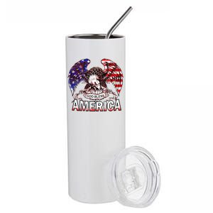 God Bless America Stainless Steel Tumbler