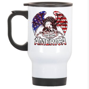 God Bless America Stainless Steel Travel Mug