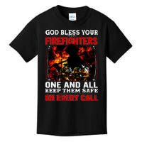 God Bless Firefighters Kids T-Shirt