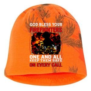 God Bless Firefighters Kati - Camo Knit Beanie