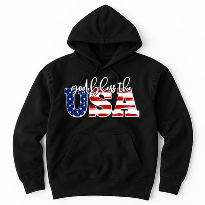 God Bless The USA American Flag Hoodie