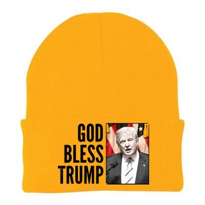 God Bless Trump Knit Cap Winter Beanie