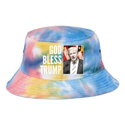 God Bless Trump Tie Dye Newport Bucket Hat