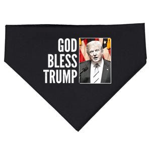 God Bless Trump USA-Made Doggie Bandana