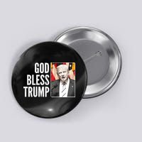 God Bless Trump Button