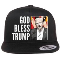 God Bless Trump Flatbill Hat