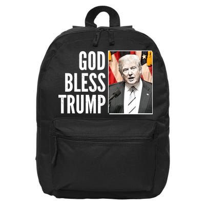 God Bless Trump 16 in Basic Backpack